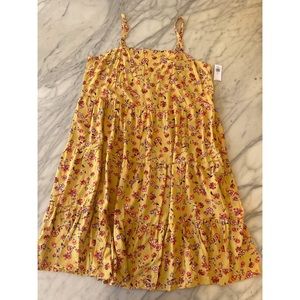 Old Navy Printed Sleeveless Tiered Swing Dress - Large Tall